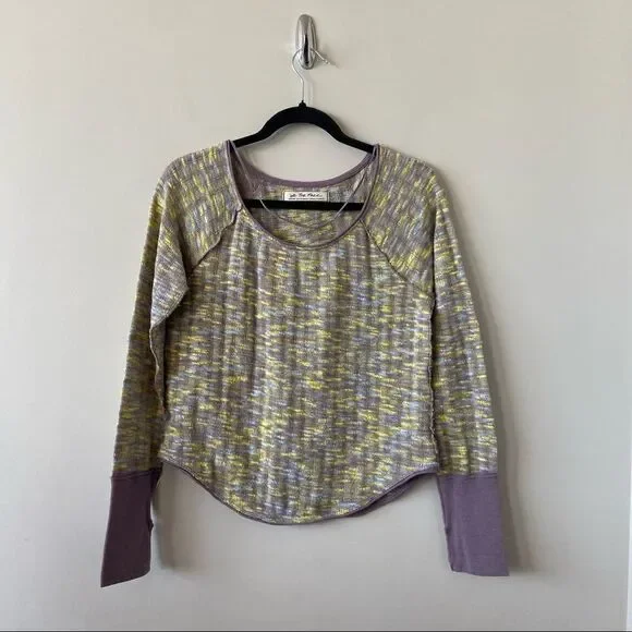 Free People-Space Out Long Sleeve Pullover (Medium) - Picture 2 of 10